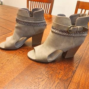 Maurices, Sabrina Open Toe Ankle Boot